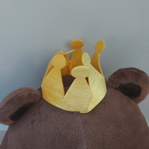 Brown Bear Line Friends Plushie Stuffy King From Japan Authentic - Picture 7 of 10